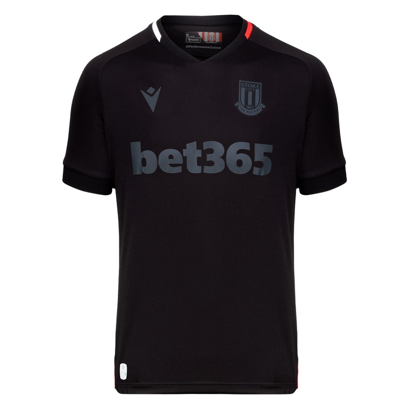 Stoke City Extérieur Maillot de foot 1988 - 1989. Sponsored by Cristal Tiles