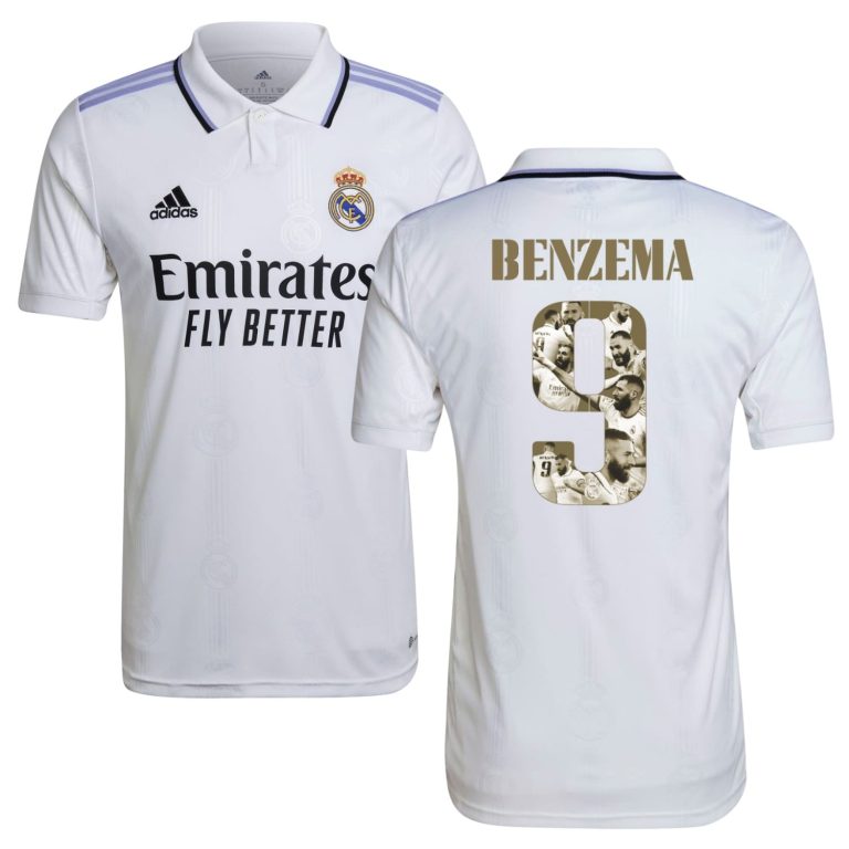 MAILLOT REAL MADRID BENZEMA BALLON D’OR 2022 2023 (3)