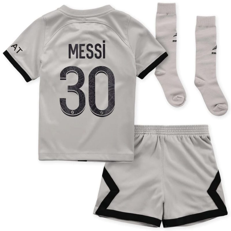 PSG Jordan Away Lionel Messi Child Jersey 2022 2023 (2)