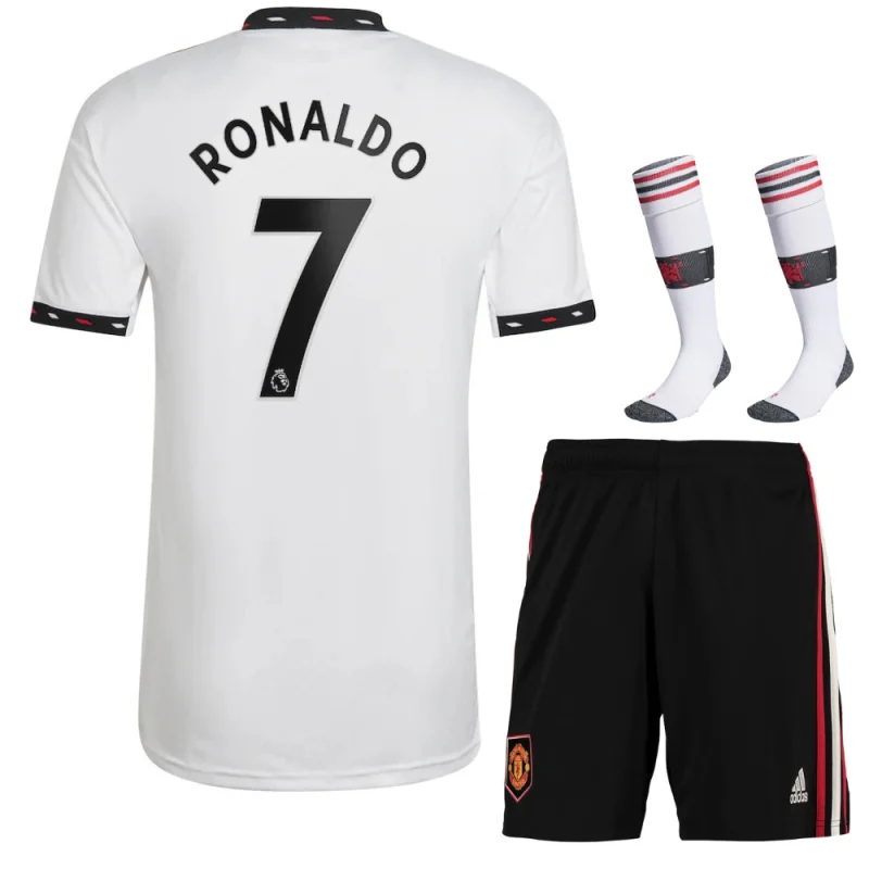 MANCHESTER UNITED AWAY KIDS JERSEY 22 23 RONALDO