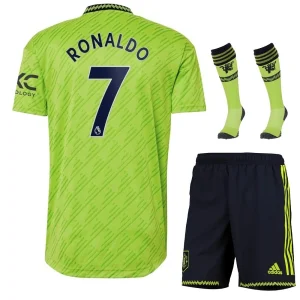 MANCHESTER UNITED THIRD CHILD JERSEY 22 23 RONALDO