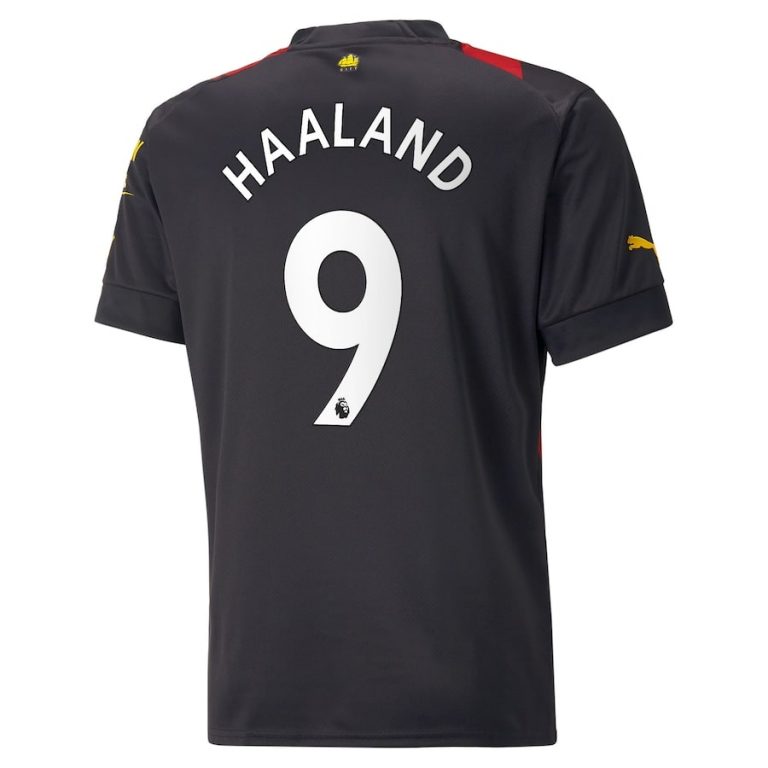 Maillot Enfant Manchester City Away 2022 2023 Haaland (2)