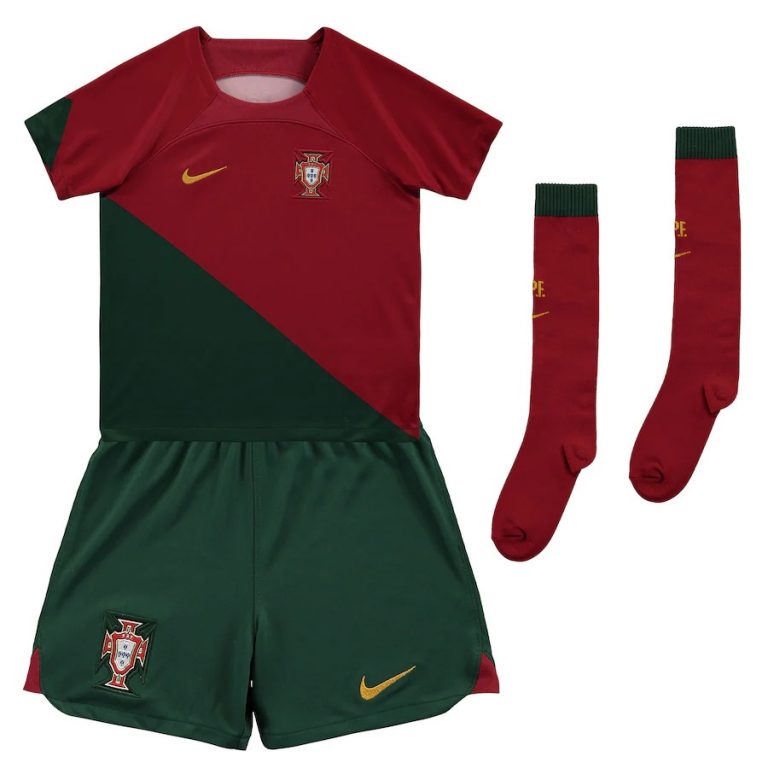 MAILLOT KIT ENFANT PORTUGAL DOMICILE 2022 2023 | Foot Dealer