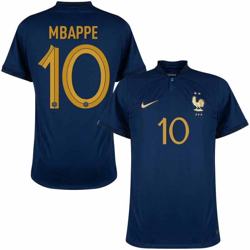 COPA MUNDIAL DE FRANCIA 2022 JERSEY DEL EQUIPO LOCAL MBAPPE (1)
