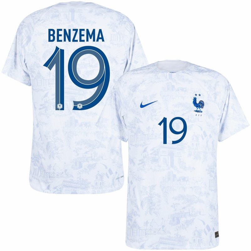 2022 WORLD CUP FRENCH TEAM AWAY JERSEY BENZEMA (1)