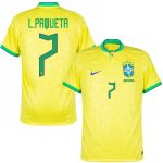 BRAZIL HOME JERSEY WORLD CUP 2022 L.PAQUETA (1)