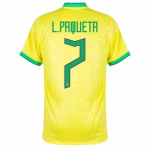 BRAZIL HOME JERSEY WORLD CUP 2022 L.PAQUETA (2)
