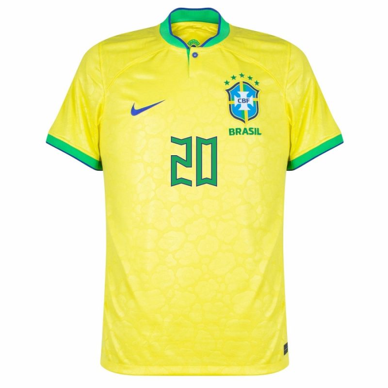 BRAZIL HOME JERSEY WORLD CUP 2022 VINI JR (3)