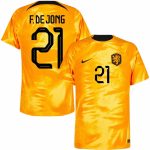 NETHERLANDS HOME JERSEY WORLD CUP 2022 F. DE JONG (1)