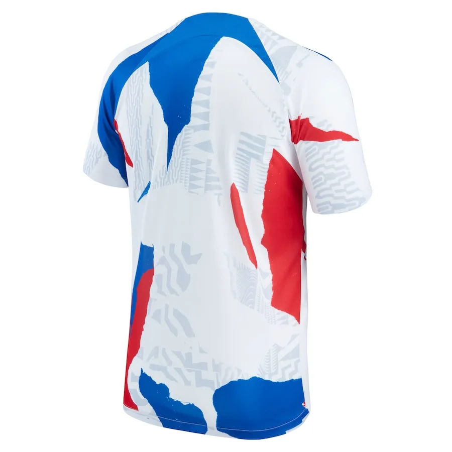 Camiseta Francia Selección Mundial 2022 Pre-Partido Blanco (2)