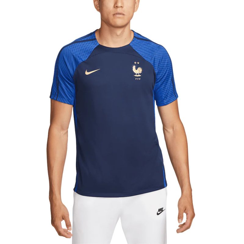 France Team Shirt World Cup 2022 Pre-Match Blue
