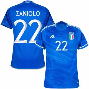 MAILLOT ITALIE DOMICILE 2023 2024 ZANIOLO (01)