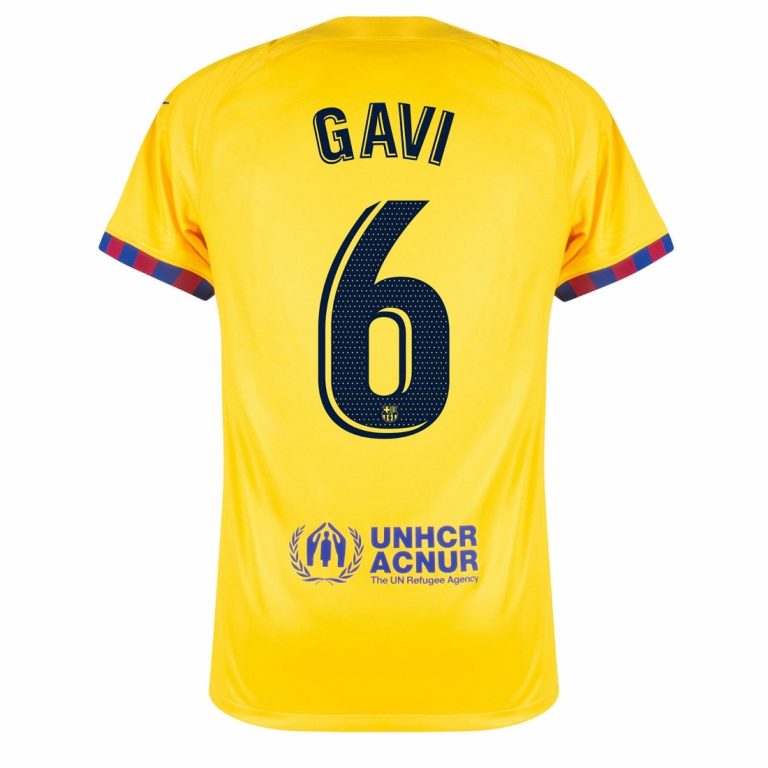 Gavi Maillot de Football #30 Enfant FONGWAN 2022/2023 Barça Domicile Jersey  Short et Chaussettes, Taille 22 - Supporter de football à la Fnac