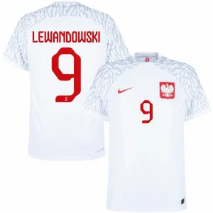 CAMISETA POLONIA PRIMERA COPA DEL MUNDO 2022 LEWANDOWSKI (1)
