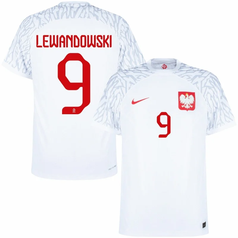 MAILLOT POLOGNE DOMICILE COUPE DU MONDE 2022 LEWANDOWSKI (1) MAILLOT POLOGNE DOMICILE COUPE DU MONDE 2022 LEWANDOWSKI (1)