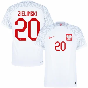 MAILLOT POLOGNE DOMICILE COUPE DU MONDE 2022 ZIELINSKI (1)