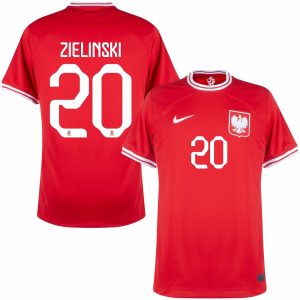 POLAND AWAY WORLD CUP 2022 ZIELINSKI JERSEY (1)