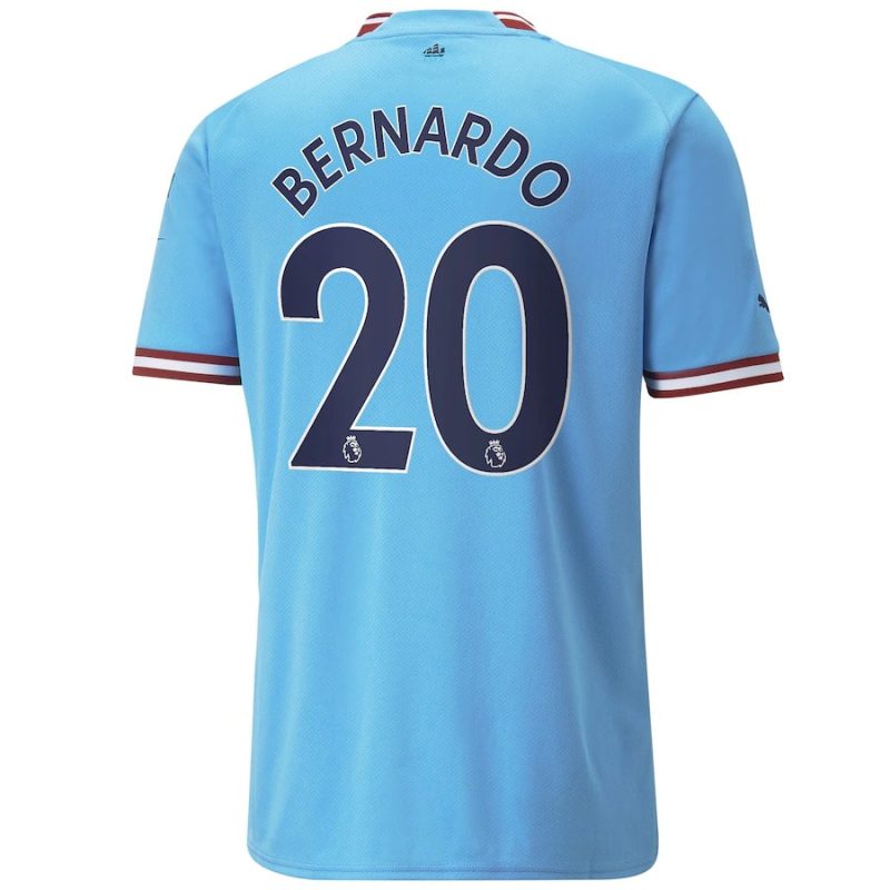 Manchester City Home Child Kit Shirt 2022 2023 Bernardo (2)