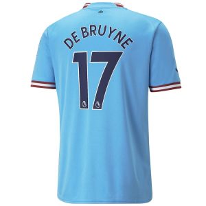 Manchester City Home Child Kit Shirt 2022 2023 De Bruyne (2)