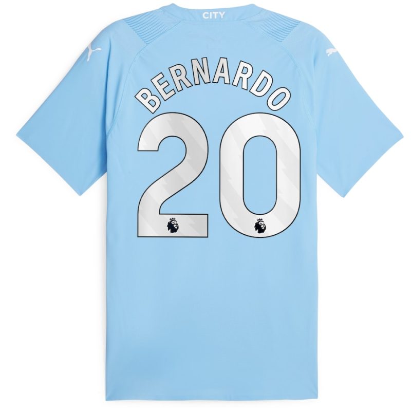 Manchester City Home Child Kit Shirt 2023 2024 Bernardo (2)
