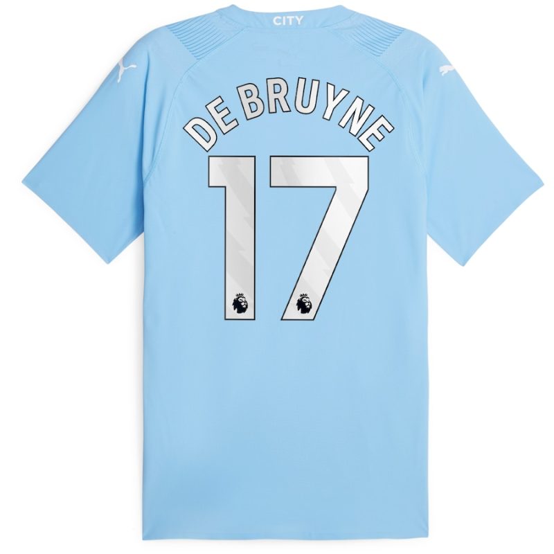 Manchester City Home Child Kit Shirt 2023 2024 De Bruyne (2)