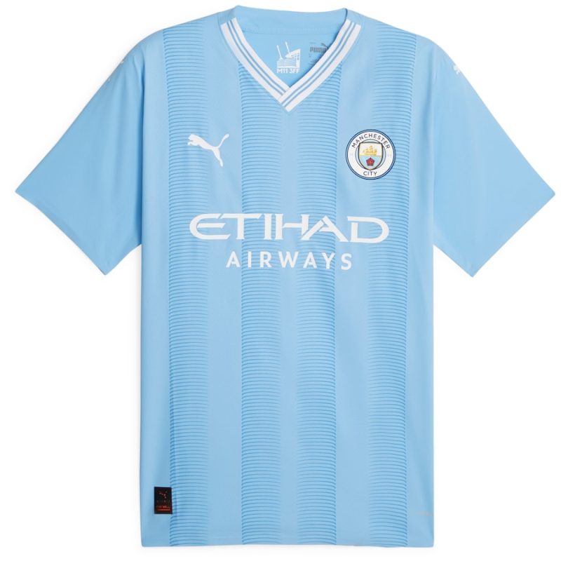Manchester City Home Child Kit Shirt 2023 2024 E.Haaland (3)