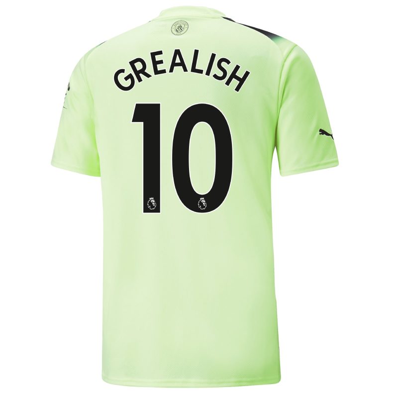 Maillot Kit Enfant Manchester City third 2022 2023 Grealish (2)