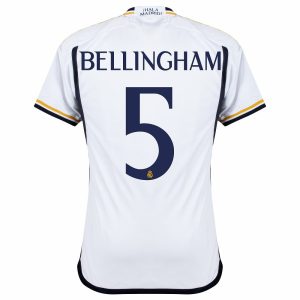 Real Madrid Home 2023 2024 Bellingham Kids Kit Shirt (2)