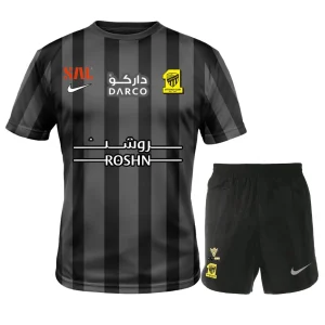 Al-Ittihad Away Children's Kit Jersey 2023 2024 (1)