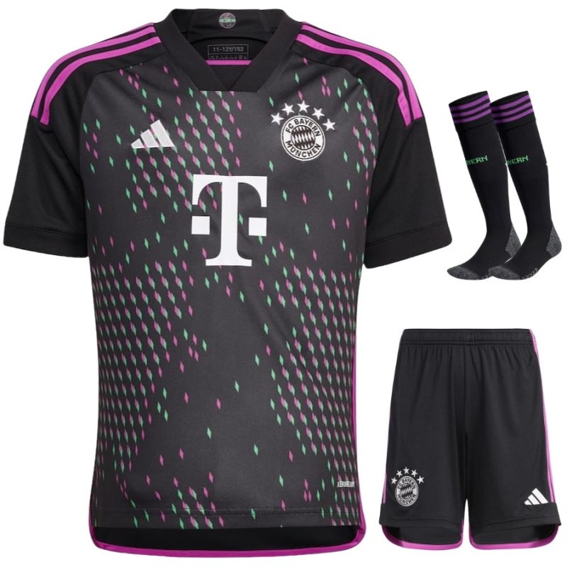 Bayern Munich 2023 2024 Away Kids Kit Shirt (1)
