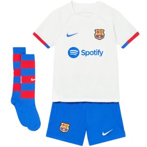 Maillot Kit Enfant FC Barcelone Extérieur 2023 2024-1