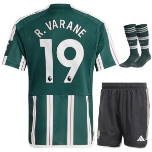 Maillot Kit Enfant Manchester United Extérieur 2023 2024 R.Varane (1)