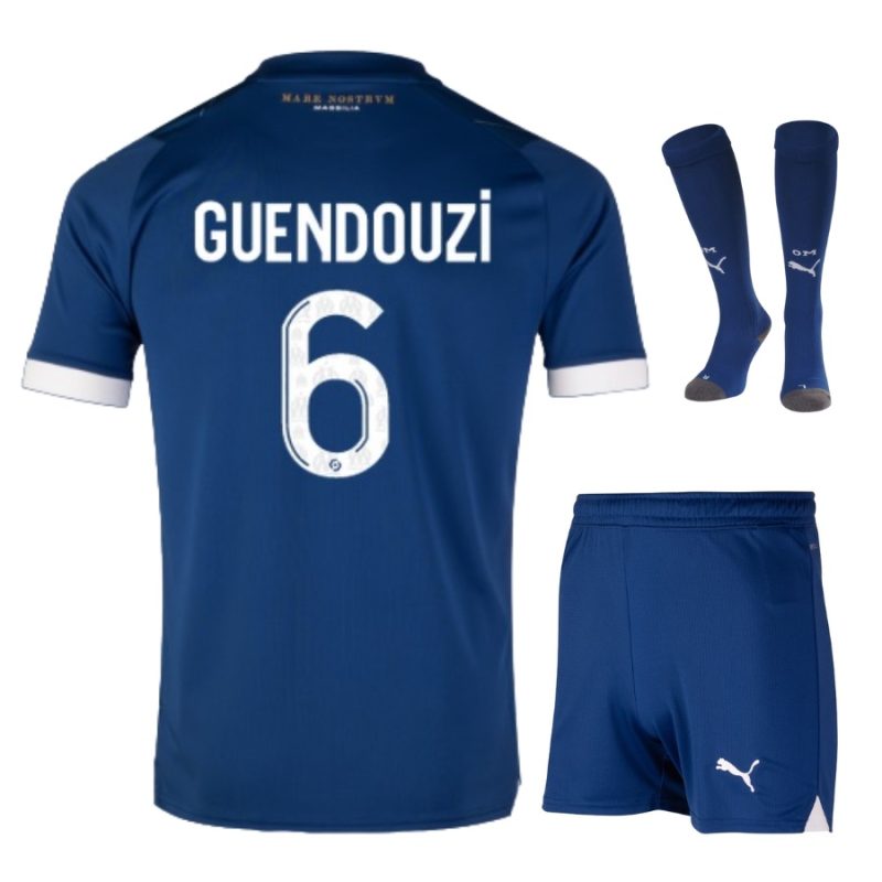 OM 2023 2024 Away Guendouzi Child Kit Jersey (1)