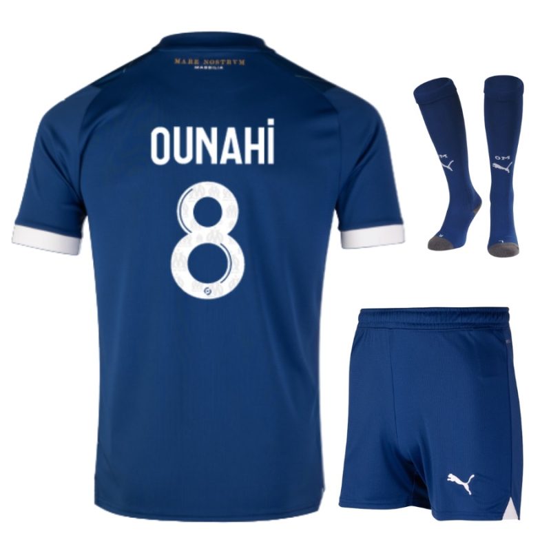 OM 2023 2024 Away Child Kit Shirt Ounahi (1)
