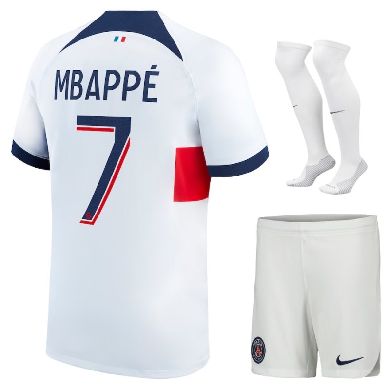 PSG Away Child Kit Jersey 2023 2024 Mbappé (1)