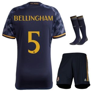 Maillot Kit Enfant Real Madrid Extérieur 2023 2024 Bellingham (1)