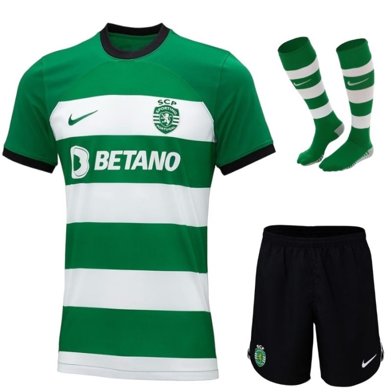 2023 2024 Sporting Home Child Kit Jersey (1)