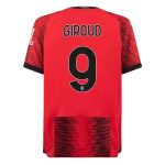 Milan AC Home Shirt 2023 2024 Giroud (1)