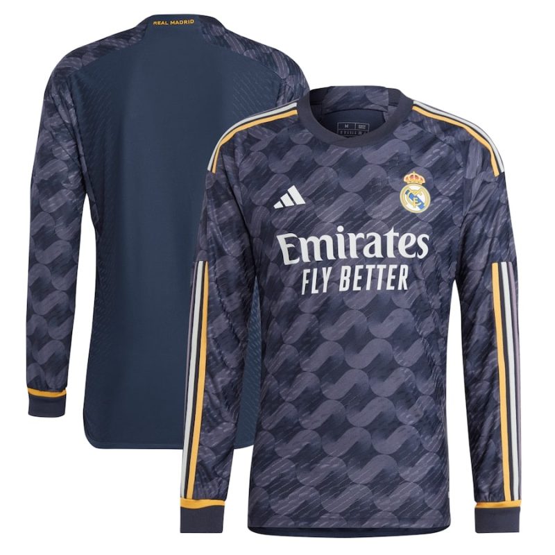 Maillot Real Madrid 2023 2024 Extérieur Manches Longues (3)