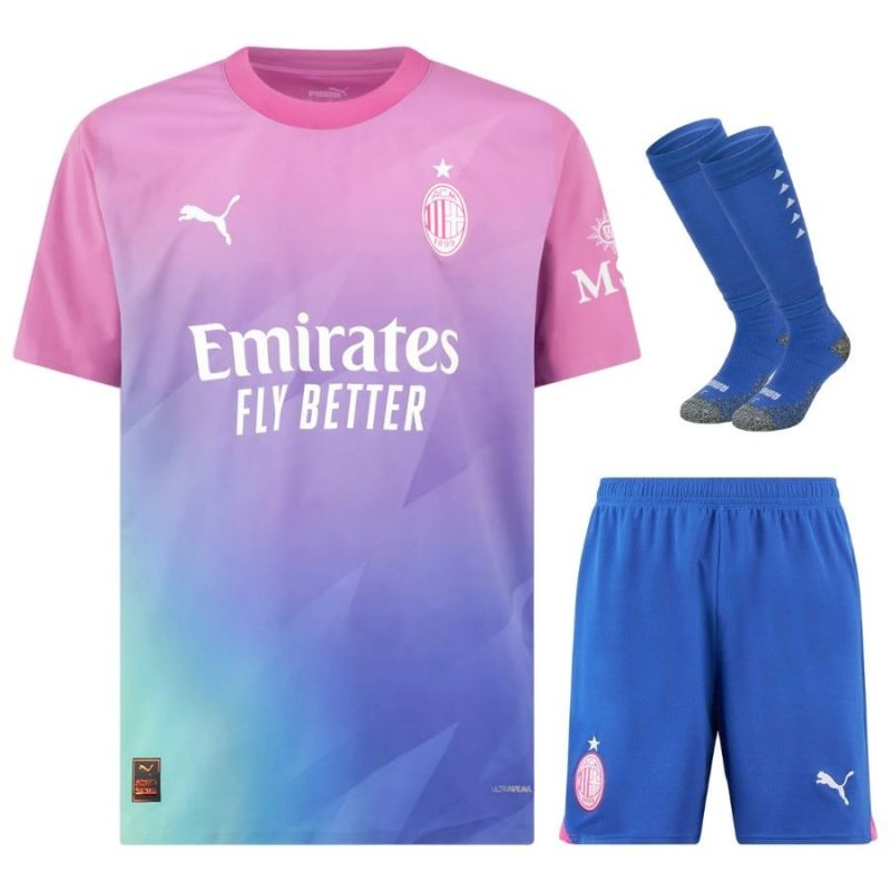 AC Milan 2023 2024 Third Child Kit Shirt (1)
