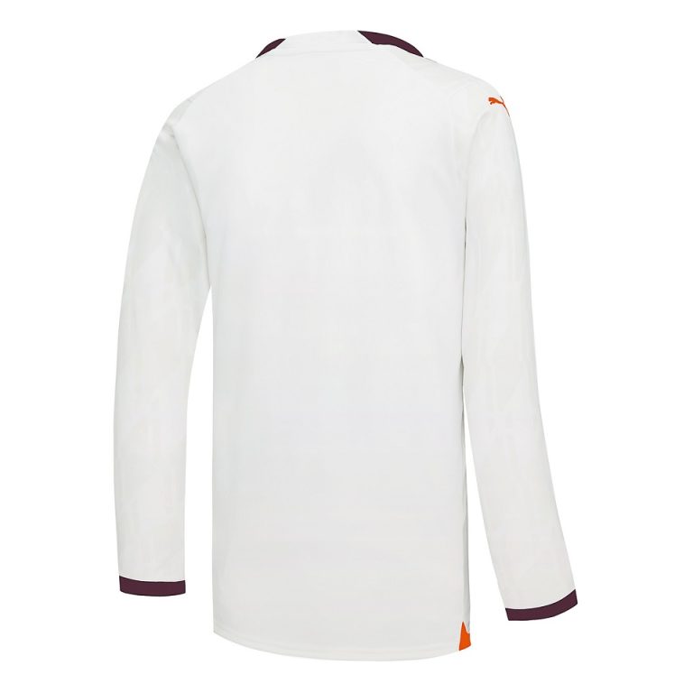 Maillot Extérieur Manchester City 2023/24 Replica - Homme, Blanc, Logo PUMA, Écusson Club