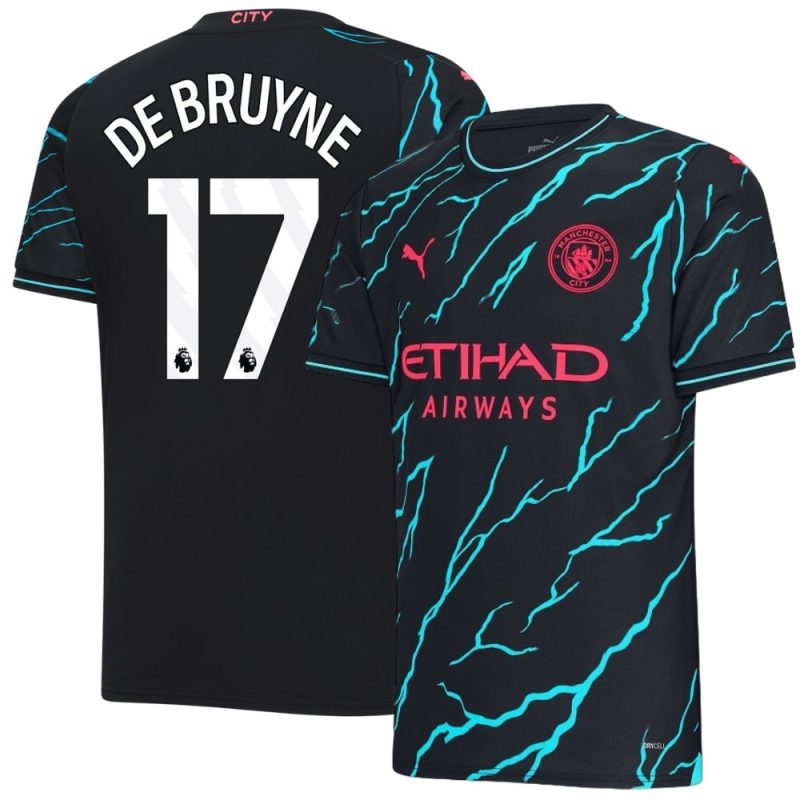 Manchester City Third Shirt 2023 2024 De Bruyne (1)