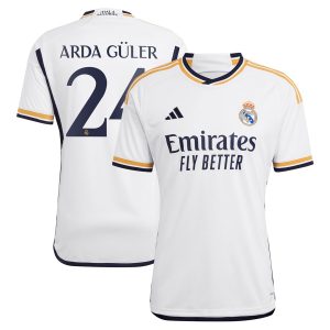 Maillot Real Madrid 2023 2024 Domicile Arda Guler (1)