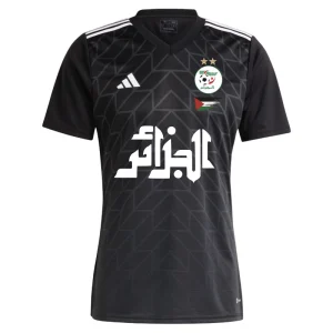 Camiseta Argelia Palestina 2023 Negra