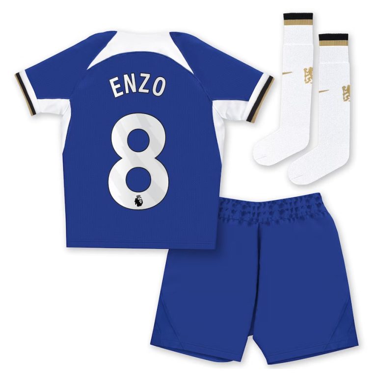 ENZO #5 Chelsea Away Kids Jerseys Kit 2022/23