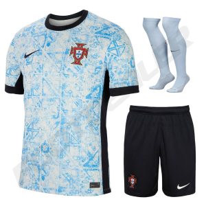 Portugal Away Euro 2024 Kids' Kit Jersey