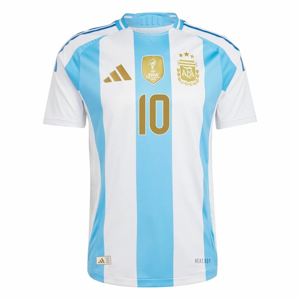 Maillot Football Argentine - Joueur Messi - Fabriqué En Italie - Taille ?