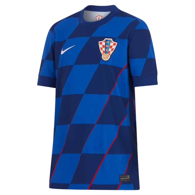 Maglia da trasferta della Croazia per bambini - Euro 2024 - 1.jpg