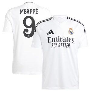 Maillot Real Madrid Domicile 2024 2025 Mbappe (1)