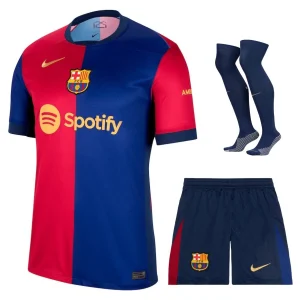 เสื้อแข่งเด็กชุดเหย้า Barca 2024 2025